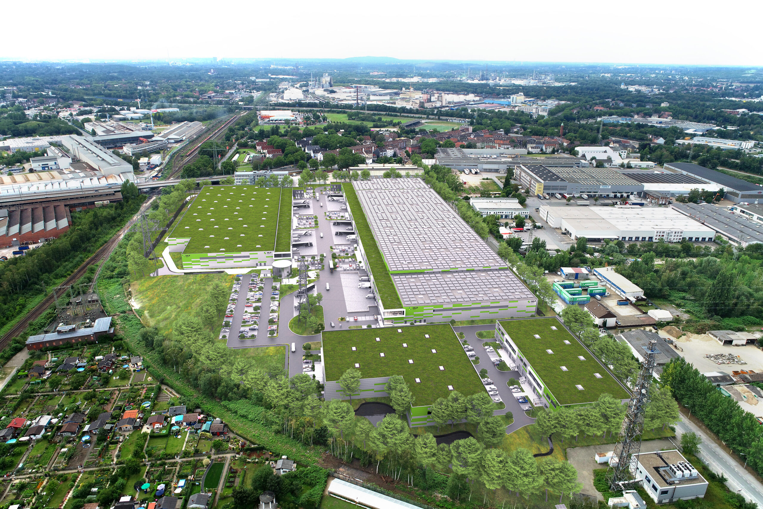MLP Group begrüßt ersten Mieter im Business Park Schalke